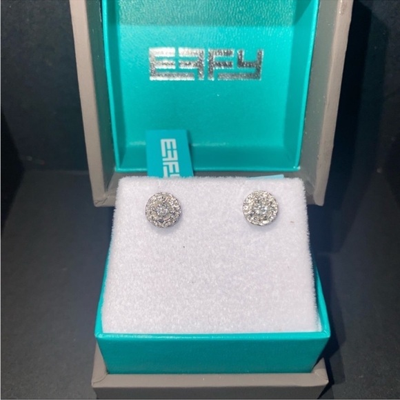 Effy Jewelry - Effy 14k White Gold 3/8 Diamond
Stud Earrings
